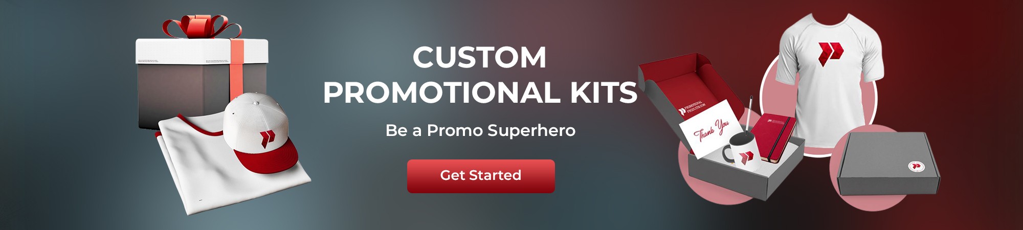 Custom Promotional Kits Banner